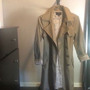 Banana Republic Petite S Tan Trench Coat